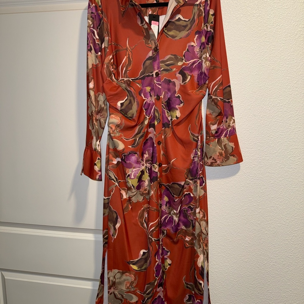 Floral Long Sleeve Dress